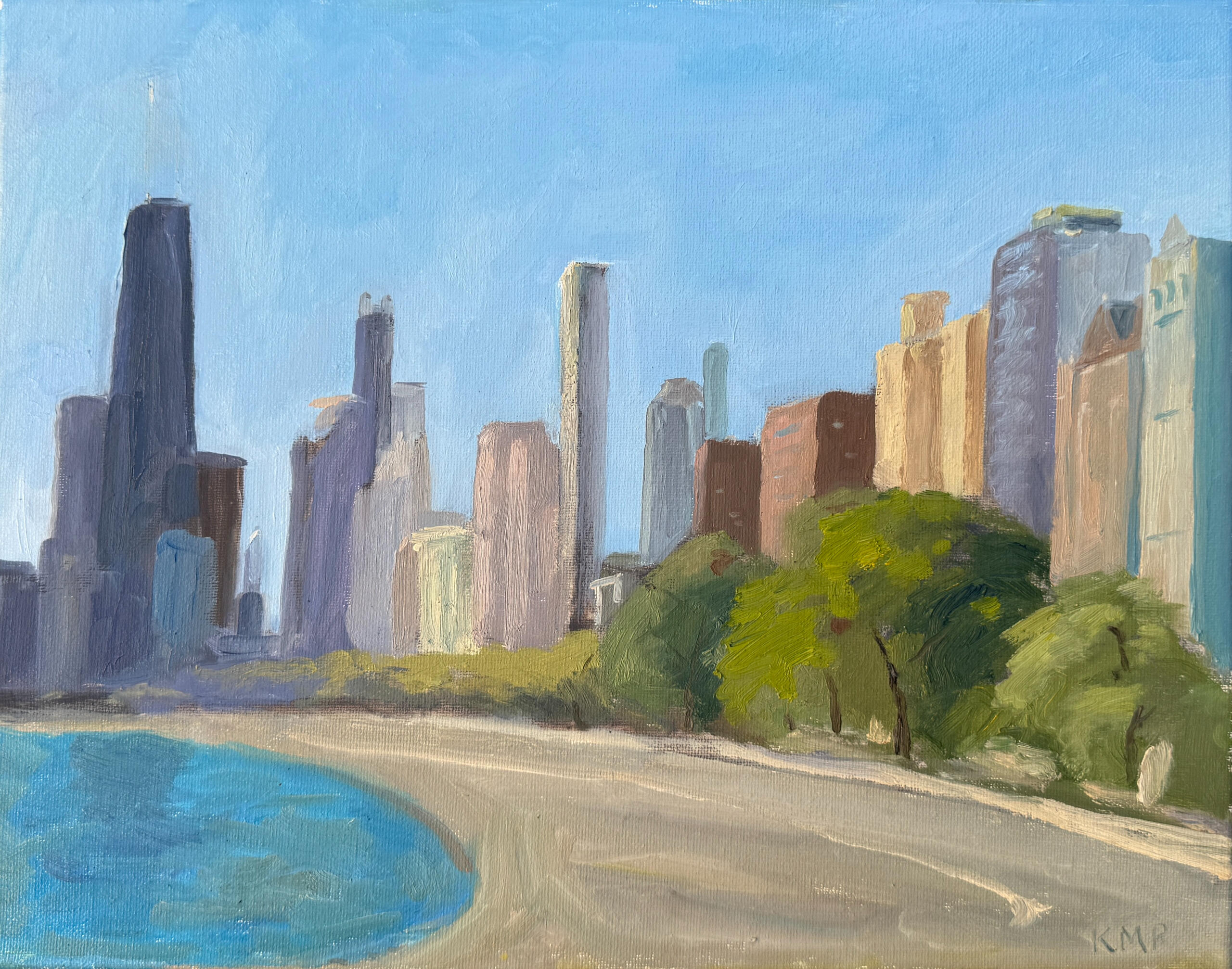 Popsicle Stand, 11x14" oil on canvas, $1,100